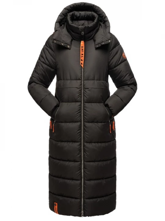 Foto van product NAVAHOO Wintermantel oranje / zwart