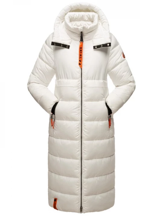 Foto van product NAVAHOO Wintermantel oranje / zwart / offwhite
