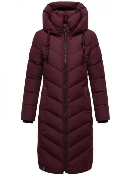 Foto van product NAVAHOO Wintermantel 'Sahnekatzii XIV' bordeaux