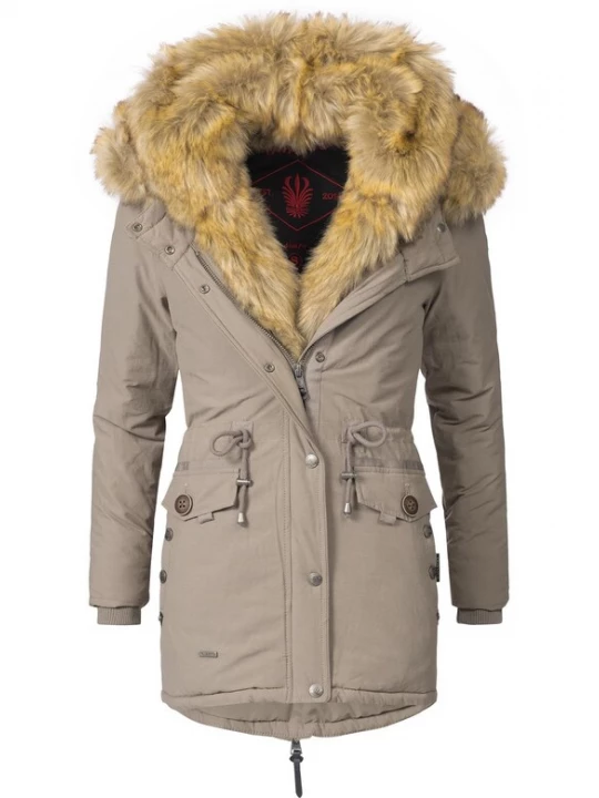 Foto van product NAVAHOO Wintermantel 'Sweety' taupe