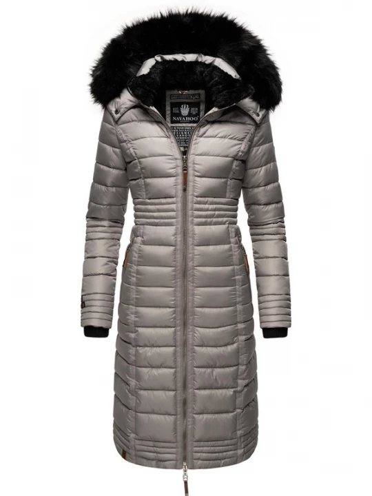 Foto van product NAVAHOO Wintermantel 'Umay' grijs / zwart