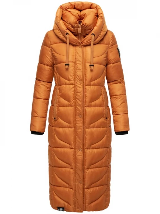 Foto van product NAVAHOO Wintermantel 'Waffelchen' donkeroranje
