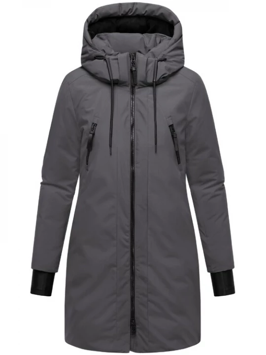 Foto van product NAVAHOO Wintermantel 'Winterzart 14' antraciet / zwart