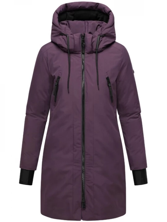 Foto van product NAVAHOO Wintermantel 'Winterzart 14' braam / zwart