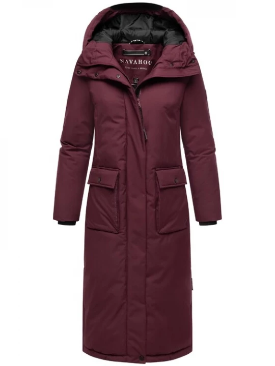 Foto van product NAVAHOO Wintermantel 'Wolkenfrost XIV' bordeaux