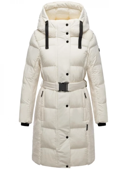 Foto van product NAVAHOO Wintermantel zwart / wit