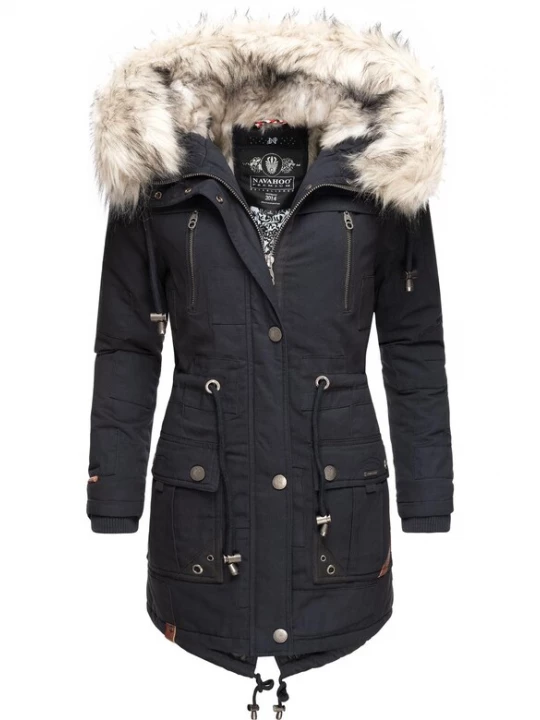 Foto van product NAVAHOO Winterparka 'Honigfee' nachtblauw
