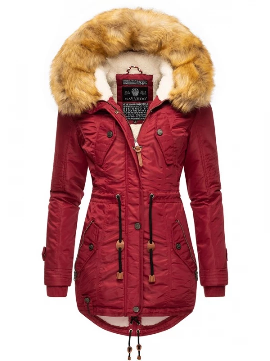 Foto van product NAVAHOO Winterparka 'La Viva' bloedrood
