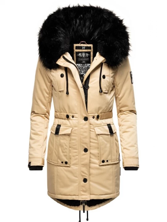 Foto van product NAVAHOO Winterparka 'Luluna' beige / zwart