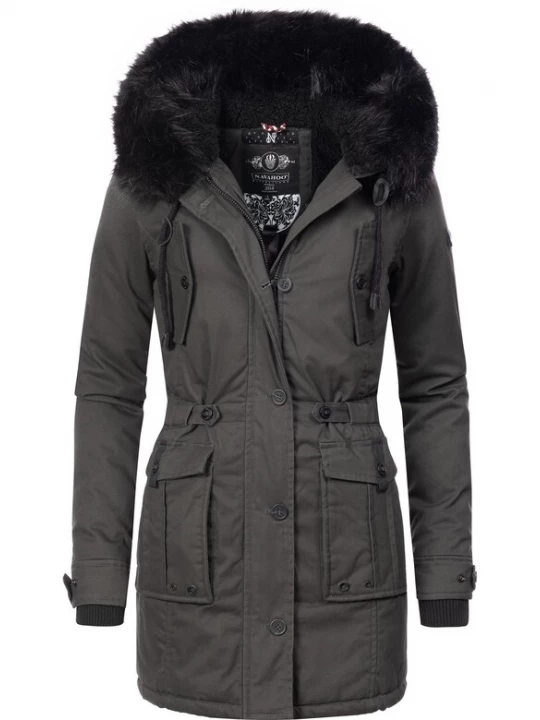 Foto van product NAVAHOO Winterparka 'Luluna' donkergrijs