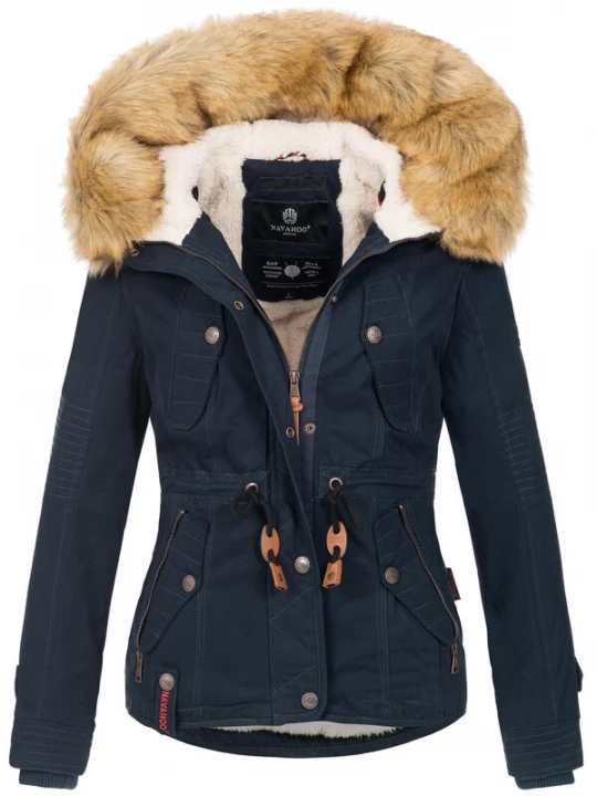 Foto van product NAVAHOO Winterparka 'Pearl' navy / bruin