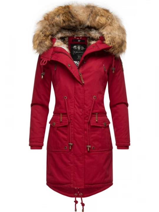 Foto van product NAVAHOO Winterparka 'Rosinchen' bloedrood