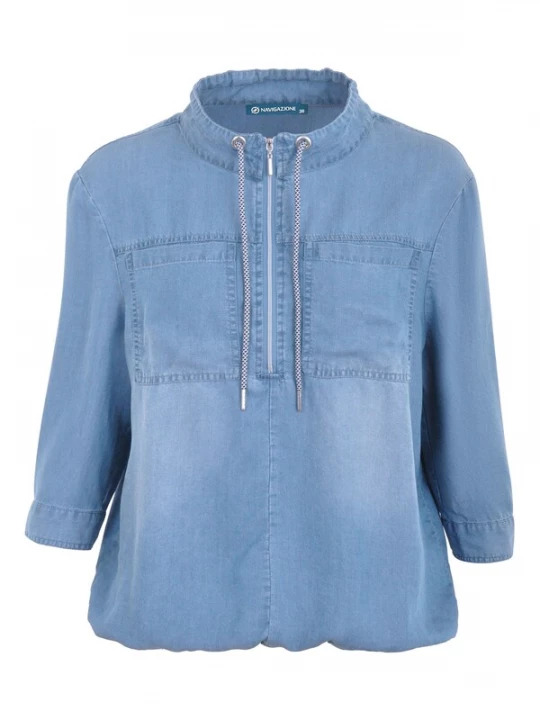 Foto van product Navigazione Blouse blauw denim