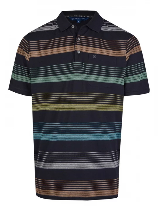 Foto van product Navigazione Shirt gemengde kleuren / zwart