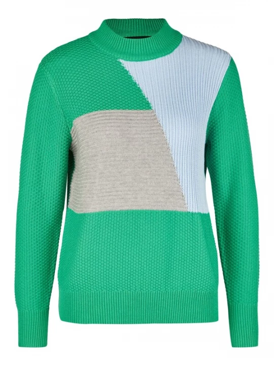 Foto van product Navigazione Trui beige / lichtgrijs / groen
