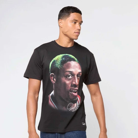 Foto van product NBA Chicago Bulls Player Big Face Tee Mitchell & Ness zwart