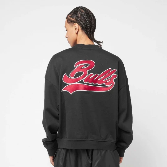 Foto van product NBA Oversweep Crewneck Sweater Chicago Bulls Mitchell & Ness zwart