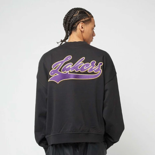Foto van product NBA Oversweep Crewneck Sweater LA Lakers Mitchell & Ness zwart