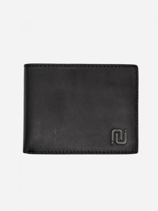 Foto van product NEGOTIA Leather Portemonnee 'Folden' zwart