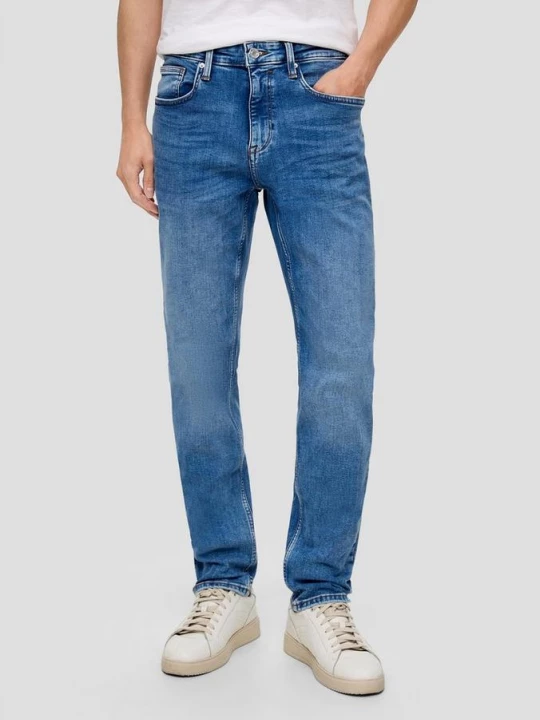 Foto van product Nelio jeans / Slim Fit / Mid Rise / Slim Leg / Hyperstretch s.Oliver blauw