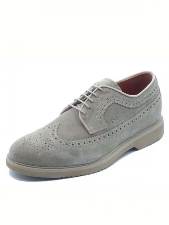 Foto van product Nero Giardini Mocassins 'Nero Giardini Eleganti Uomo E500611U Arold Col. Argilla pelle beige' grijs