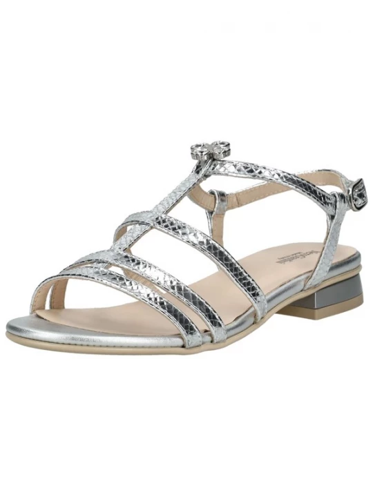 Foto van product Nero Giardini Sandalen met riem zilver