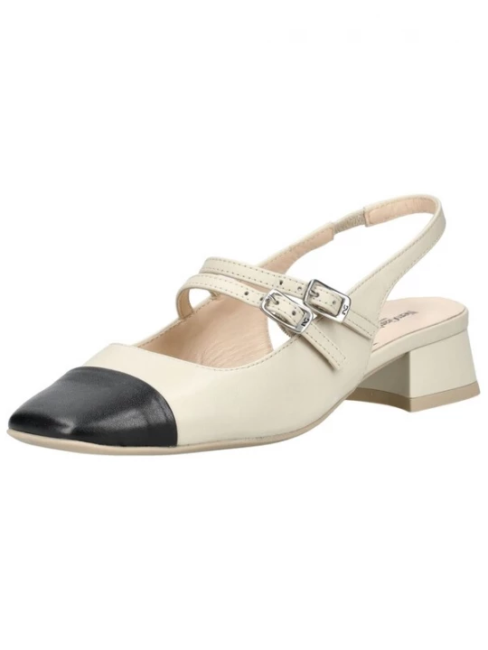 Foto van product Nero Giardini Slingpumps crème / zwart