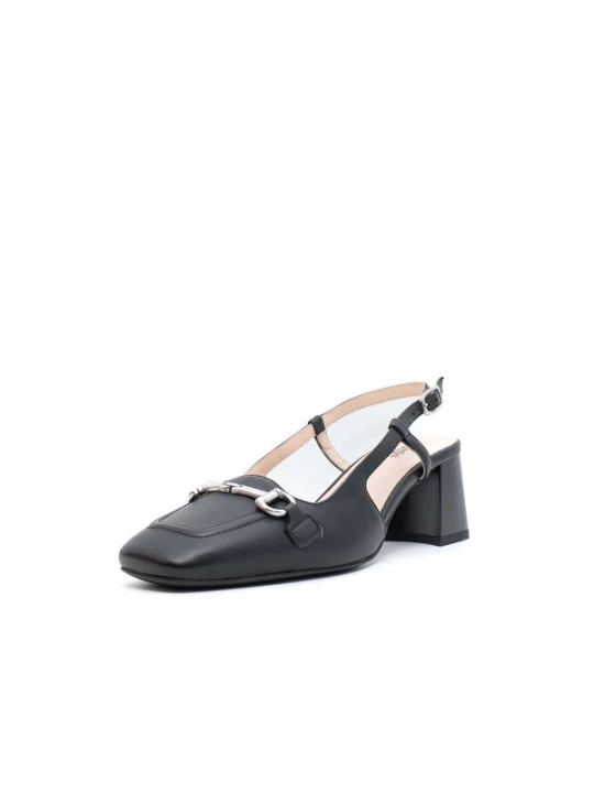 Foto van product Nero Giardini Slingpumps zwart / zilver