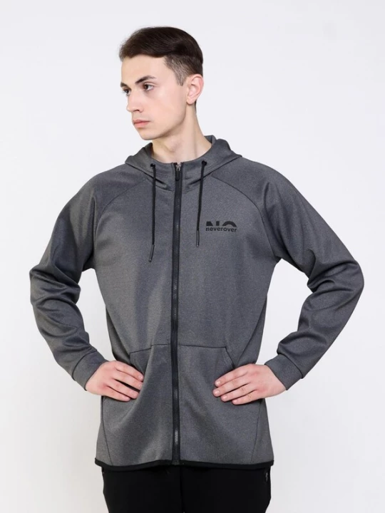 Foto van product neverover Sportjas 'Core Zipup Hoodie' grijs