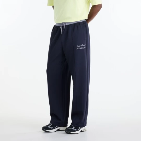 Foto van product new balance Broek 'Sport Legacy Pique Pant' blauw / nachtblauw