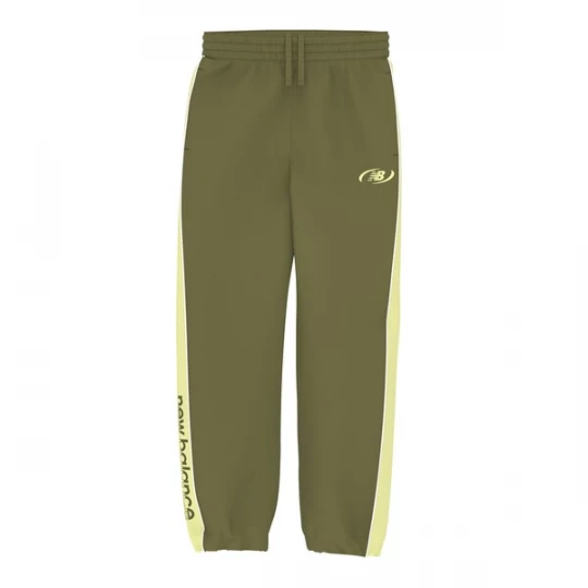 Foto van product new balance Broek 'Trackside' kaki / kiwi / wit