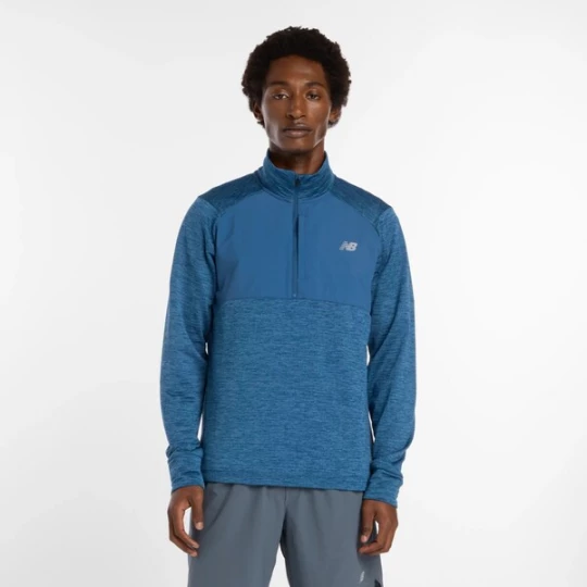Foto van product new balance Functioneel shirt 'Athletics' marine / blauw gemêleerd