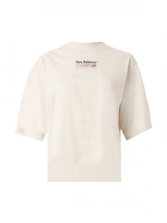 Foto van product new balance Shirt beige gemêleerd / merlot