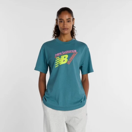 Foto van product new balance Shirt 'Classic' blauw / geel