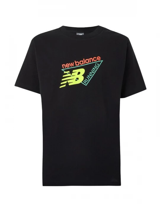 Foto van product new balance Shirt 'Classic' lichtblauw / geel / lichtoranje / zwart