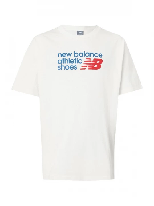 Foto van product new balance Shirt crème / donkerblauw / rood