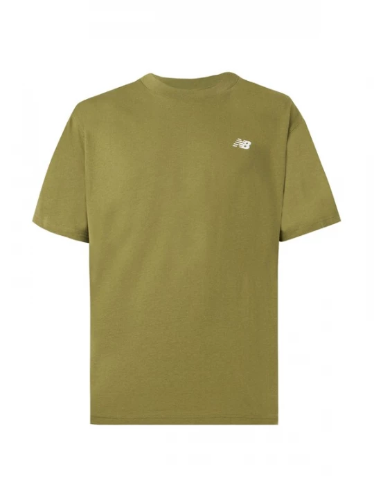 Foto van product new balance Shirt 'Essentials' olijfgroen / wit