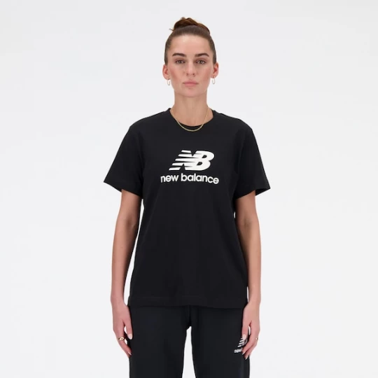 Foto van product new balance Shirt 'Essentials' zwart / wit