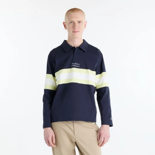 Foto van product new balance Shirt 'Sport Legacy' donkerblauw / appel / wit