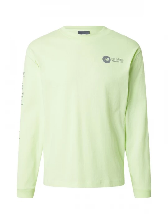 Foto van product new balance Shirt 'Vortex' donkergrijs / lichtgroen / lila