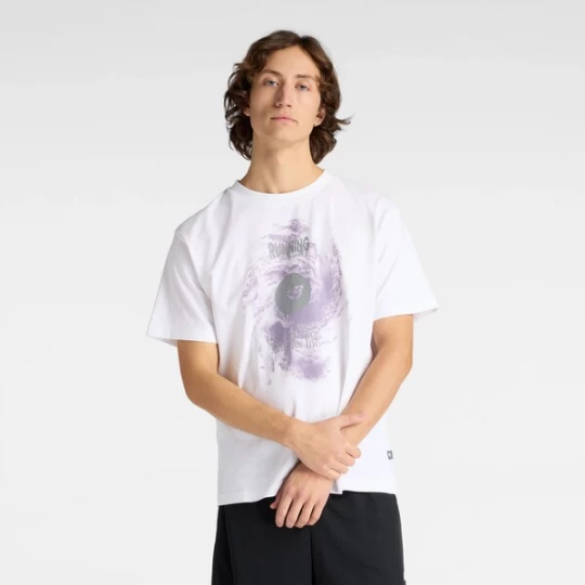 Foto van product new balance Shirt 'Vortex Performance' stone grey / sering / wit