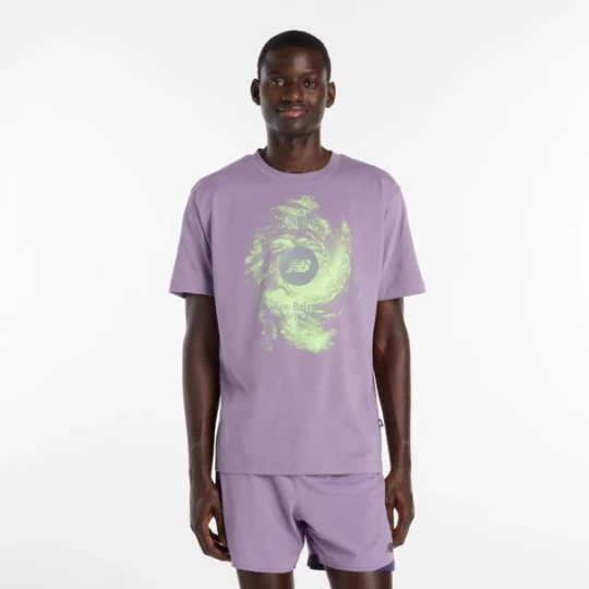 Foto van product new balance Shirt 'Vortex Performance T-Shirt' lichtgroen / lila