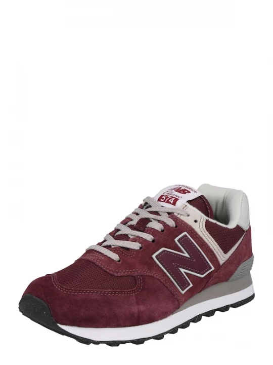 Foto van product new balance Sneakers laag '574' poederroze / robijnrood / wit