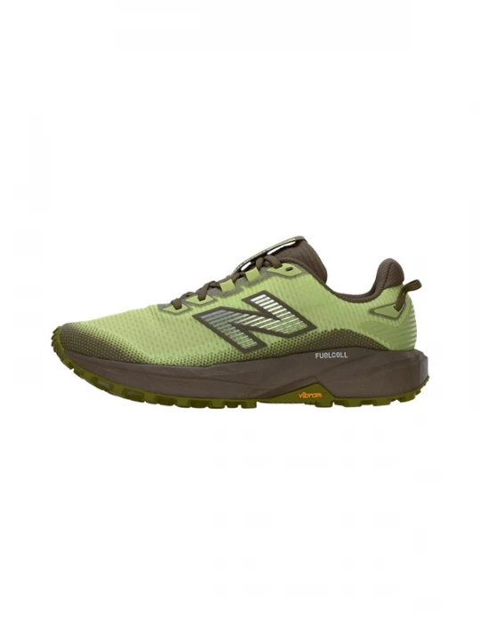 Foto van product new balance Sneakers laag 'FuelCell Rebel Trail' kastanjebruin / neongroen
