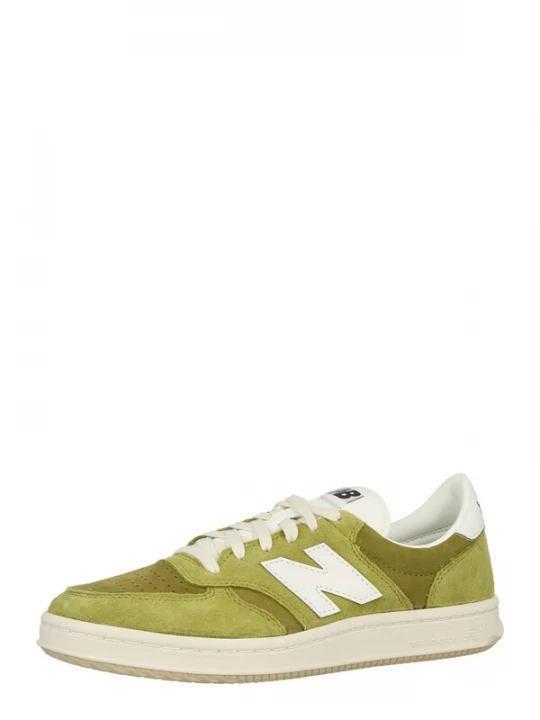 Foto van product new balance Sneakers laag 'T500' olijfgroen / appel / wit