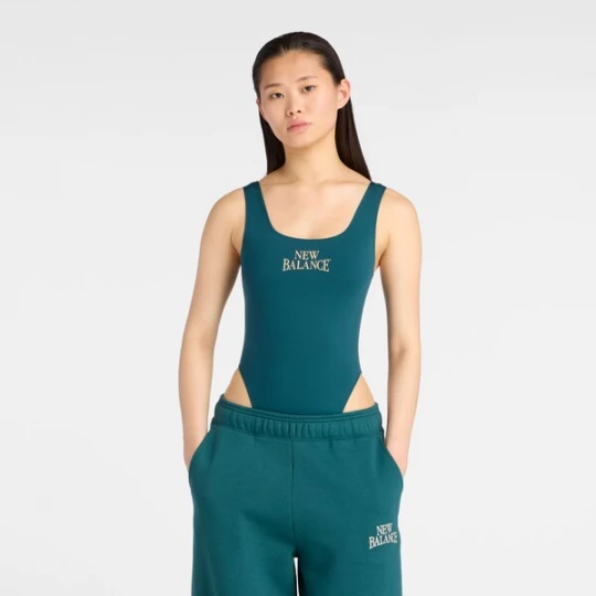 Foto van product new balance Sportbody 'Trackside Bodysuit' groen / pastelgroen