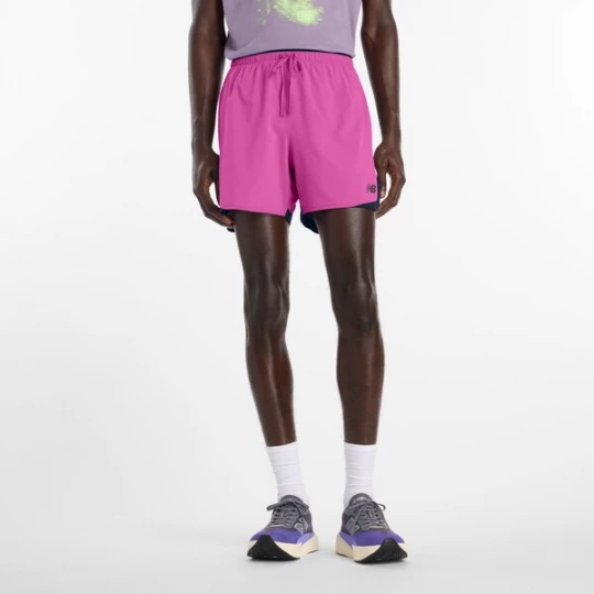 Foto van product new balance Sportbroek 'Essential' pink / zwart