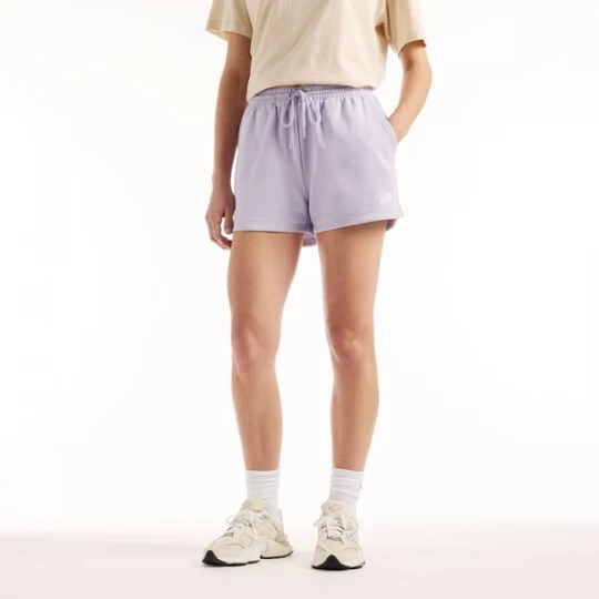 Foto van product new balance Sportbroek 'Sport Essentials French Terry Short' lila / lichtlila