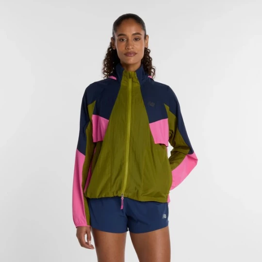 Foto van product new balance Sportjas marine / groen / pink