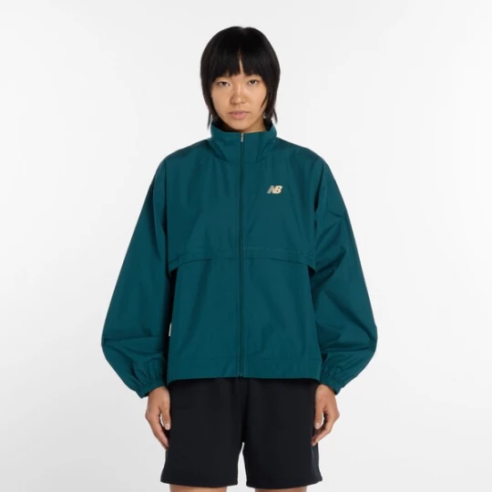 Foto van product new balance Sportjas 'Trackside Woven Jacket' groen / pastelgroen